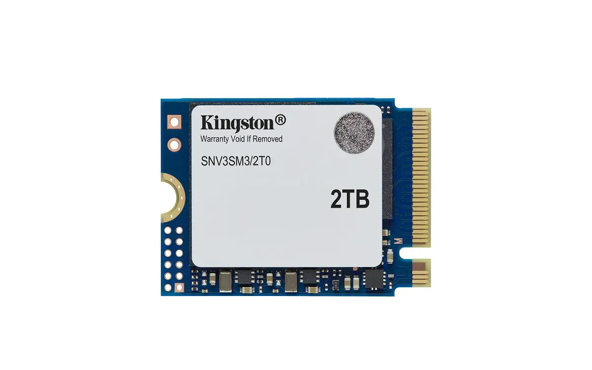 A Kingston új formátummal bővíti NV3 PCIe 4.0 NVMe SSD-i választékát