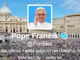 Pope Francis on Twitter