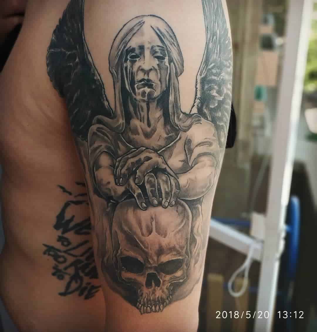 Halál Angyala Tetoválás (19)