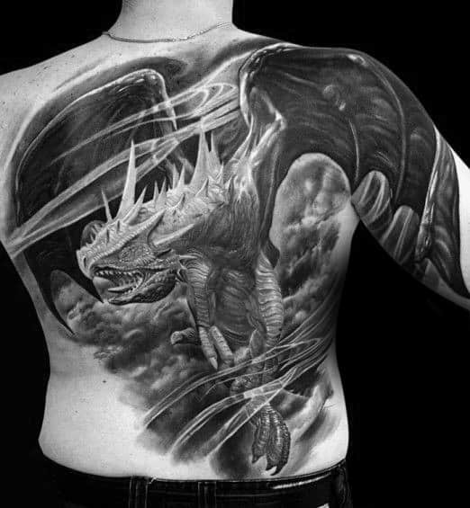 tetoválás sárkány