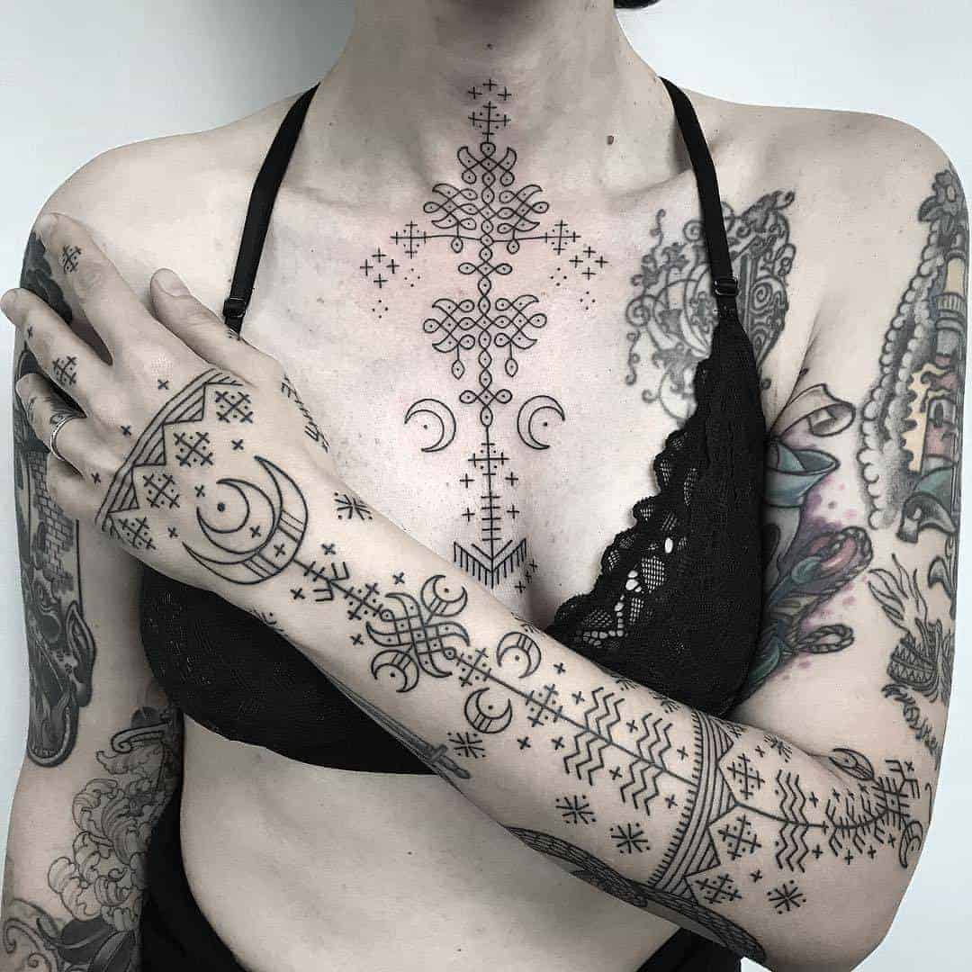 keresek női tetoválás