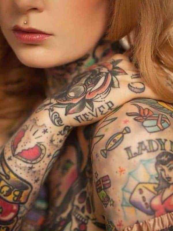 tetoválás karra nőknek