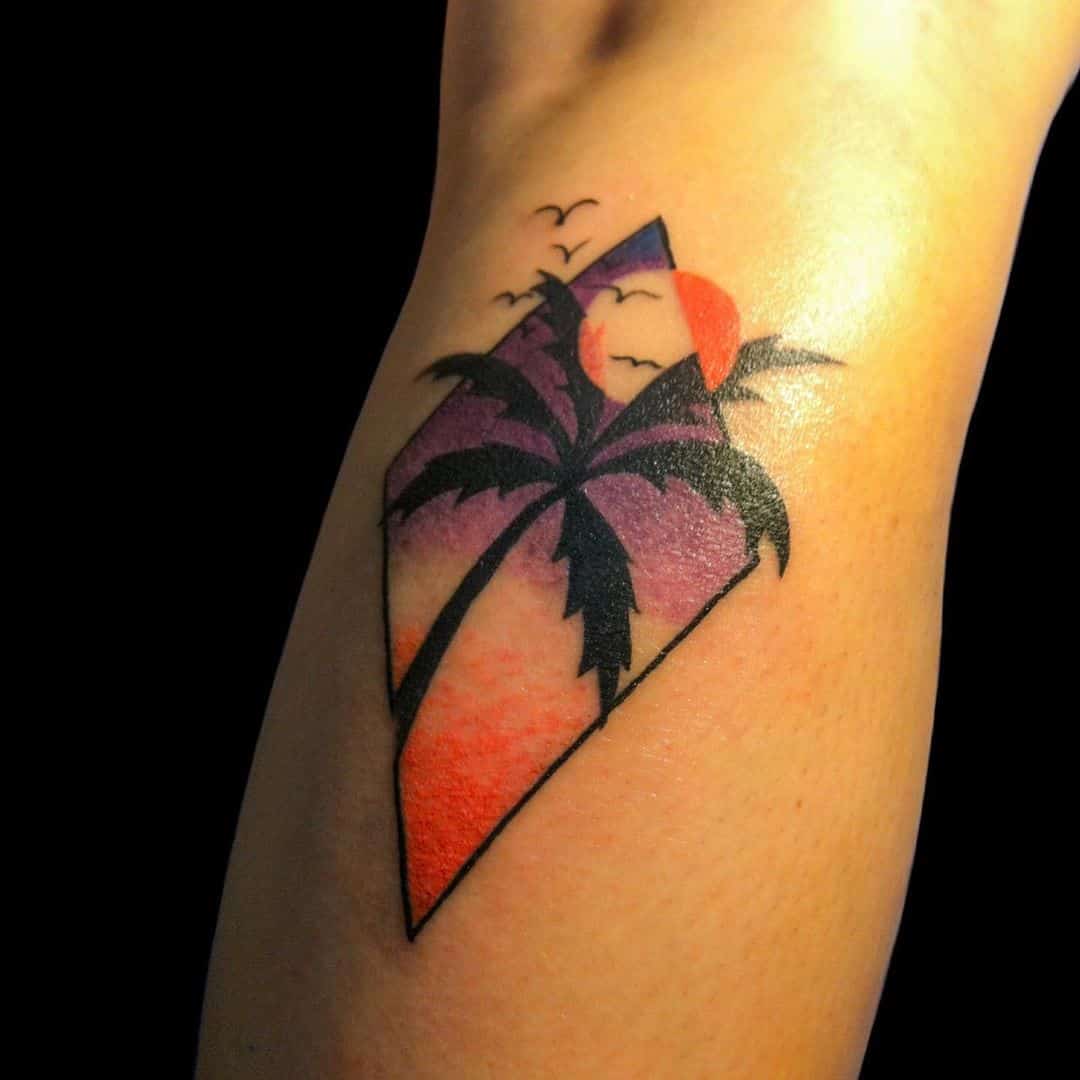 pálmafa tattoo