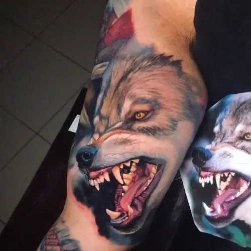 realisztikus állat tetoválás
