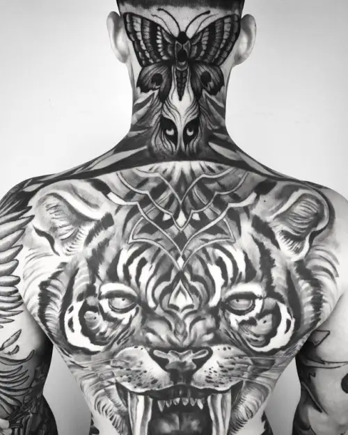 tigris tetoválás