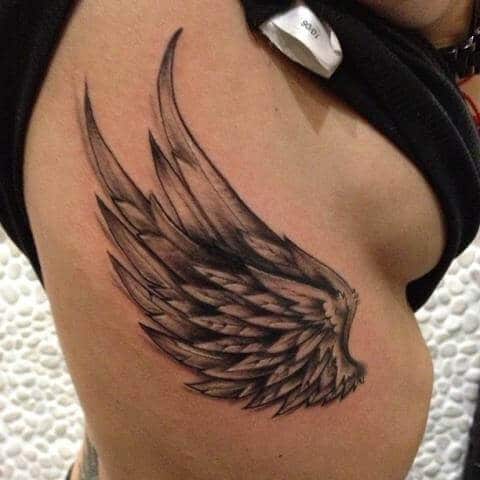 angyal szárny tetoválás