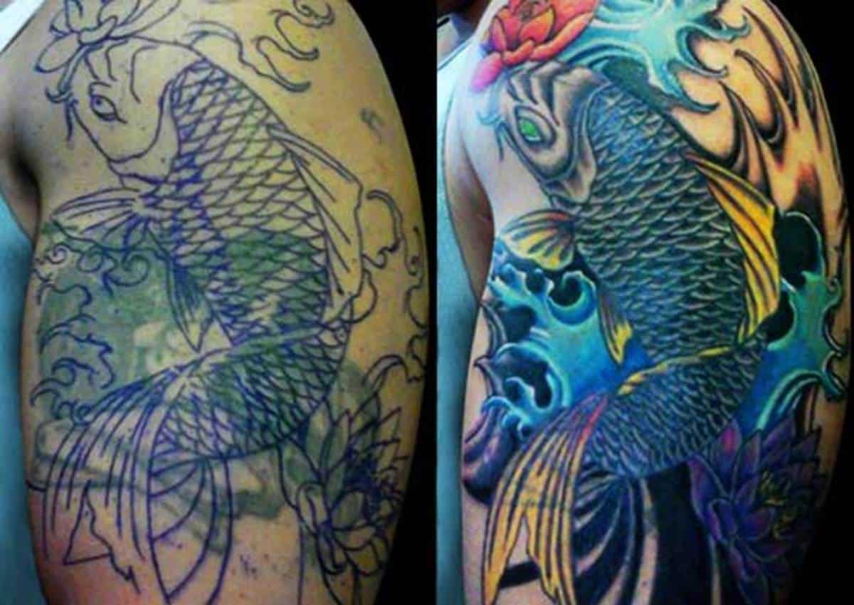 tetoválás Újra színezés