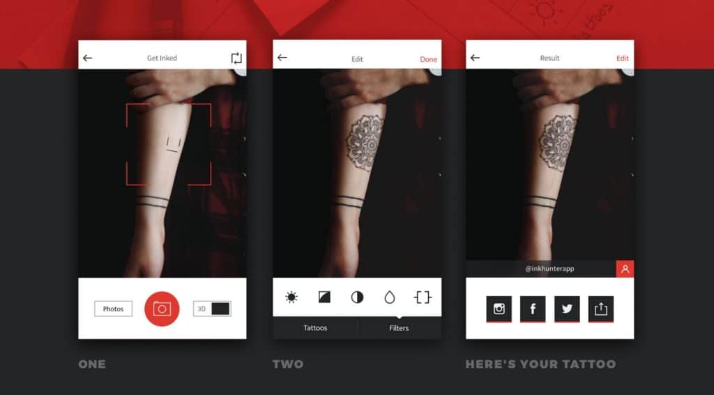 tetoválás tervező app