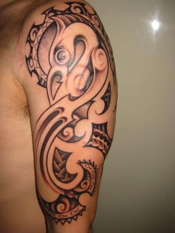 Manaia maori tetoválás