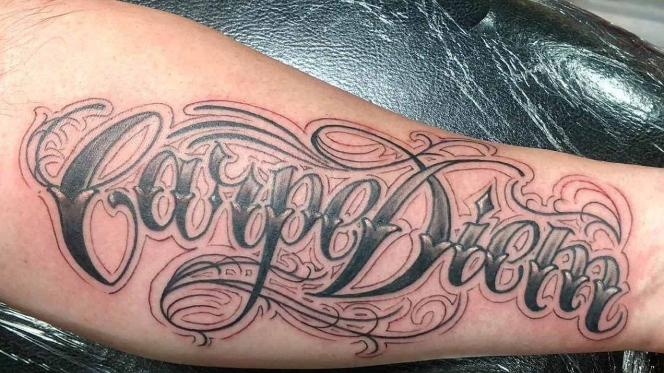 Carpe Diem tetoválás