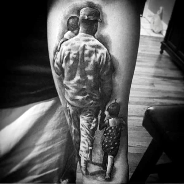 család tetoválás apa vagy gyerekek
