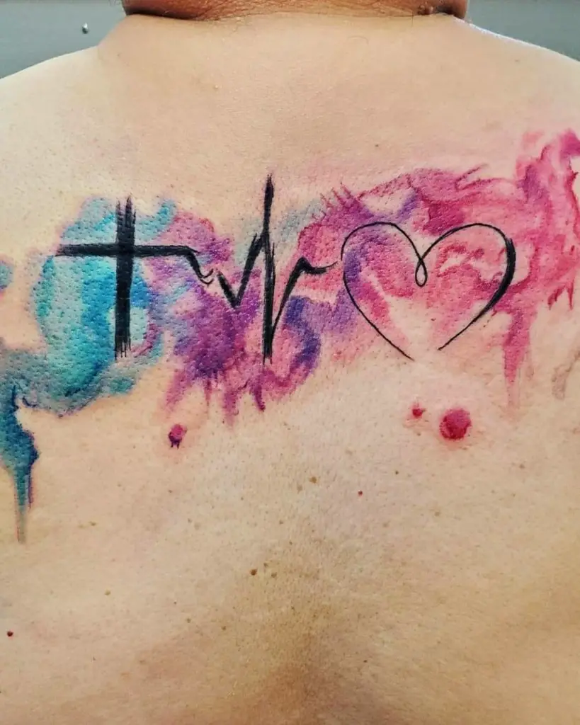 Hit remény szeretet tetoválás
