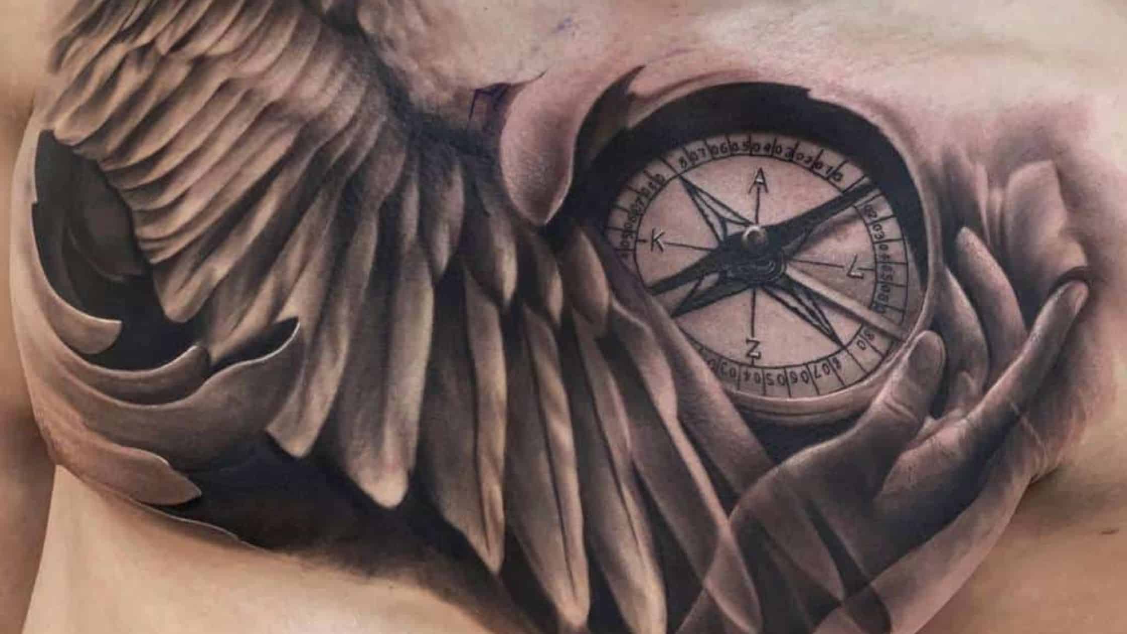 angyalszárny tetoválás